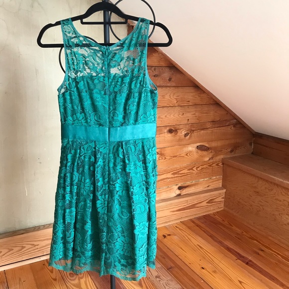 BB Dakota Green Lace Dress, EUC, S - Picture 6 of 16